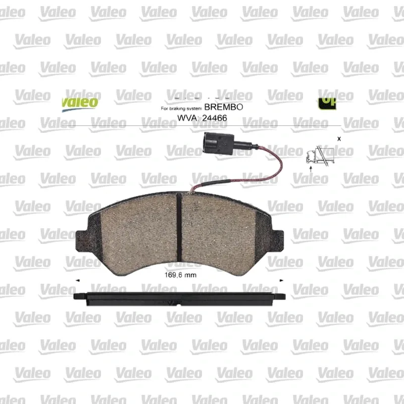 Fren Disk Balata Ön VALEO 873466
