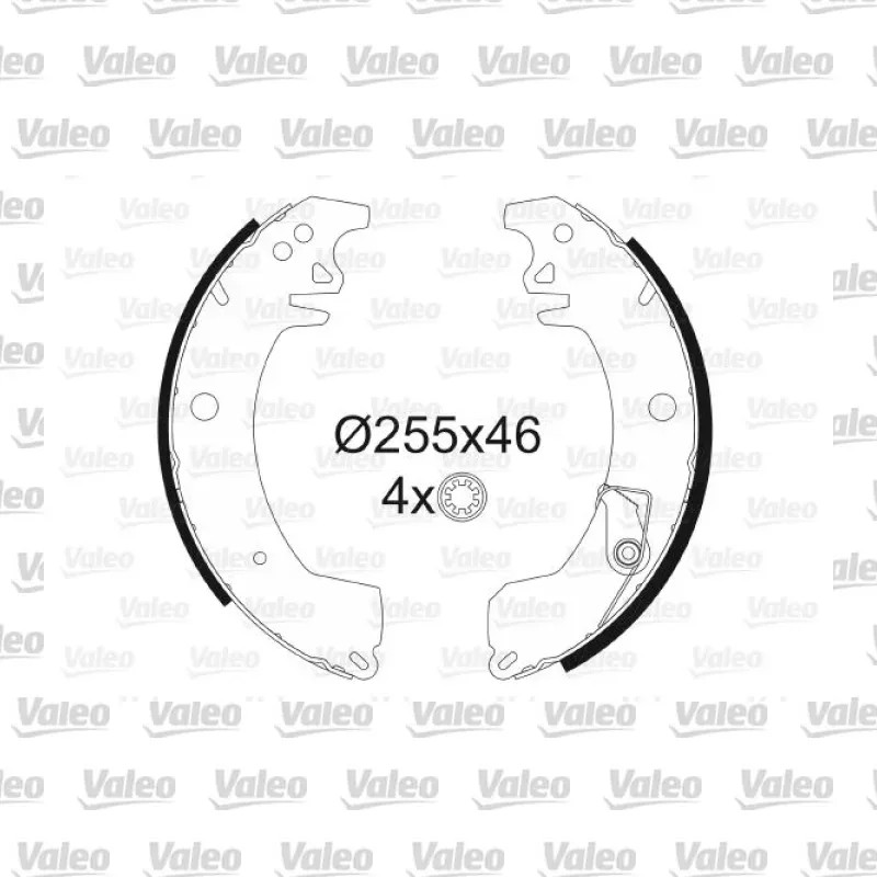 Fren Pabuçlu Balata Arka VALEO 562045 – Renault Trafic