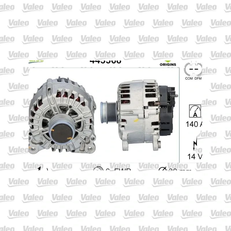 Alternatör VALEO 443368 – Volkswagen / Skoda
