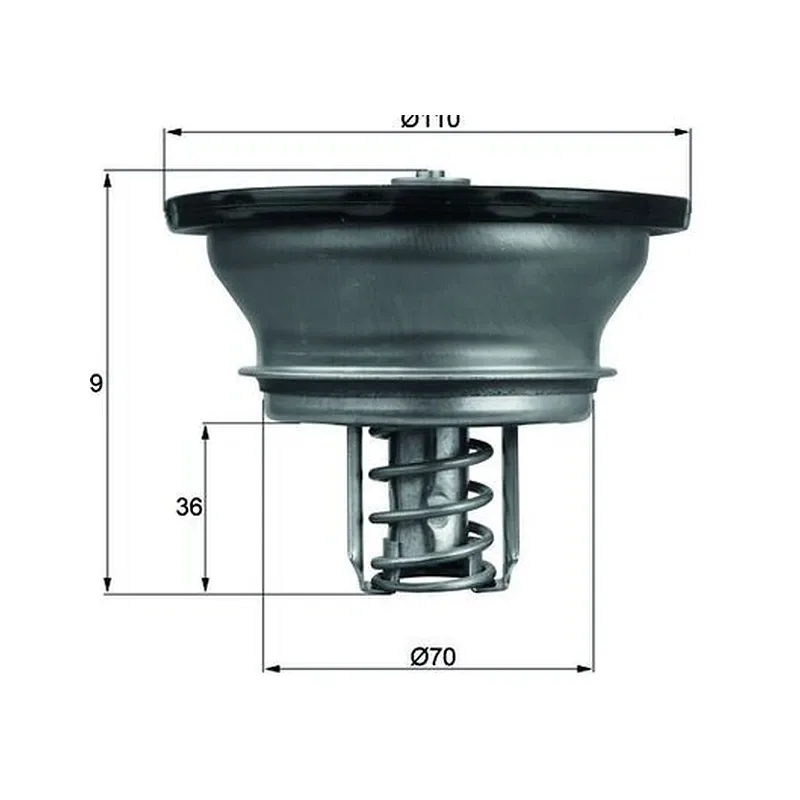Su Termostatı MAHLE THD 3 82 – Volvo / Renault Trucks