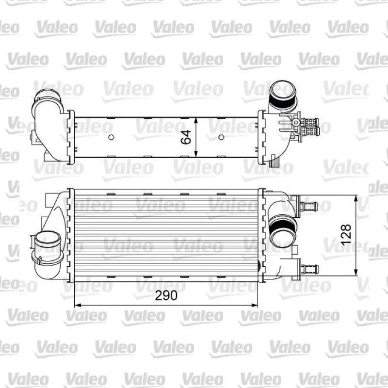 Turbo Radyatörü VALEO 818585 – Fiat Panda / 500