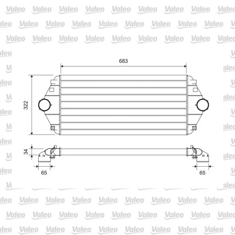 Turbo Radyatörü VALEO 816851