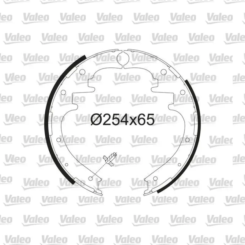 Fren Pabuçlu Balata Arka VALEO 564236 – Ford Ranger