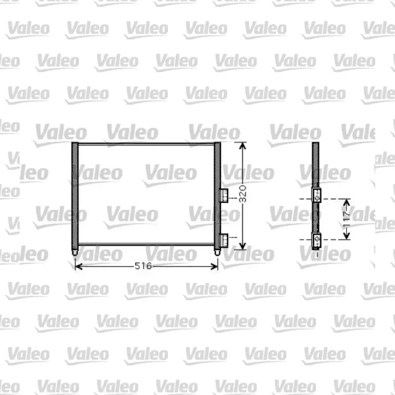 Fiat Punto 1.9 JTD Klima Radyatörü – VALEO 818020