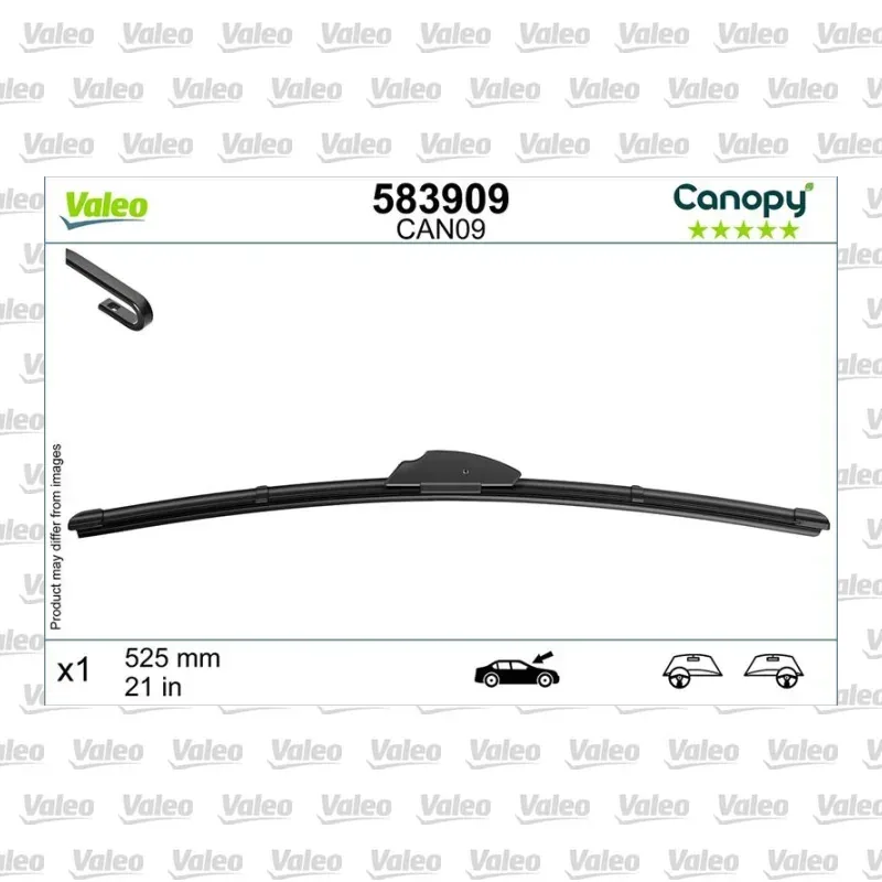 Silecek Süpürgesi Ön 525 mm - 21 inç VALEO 583909