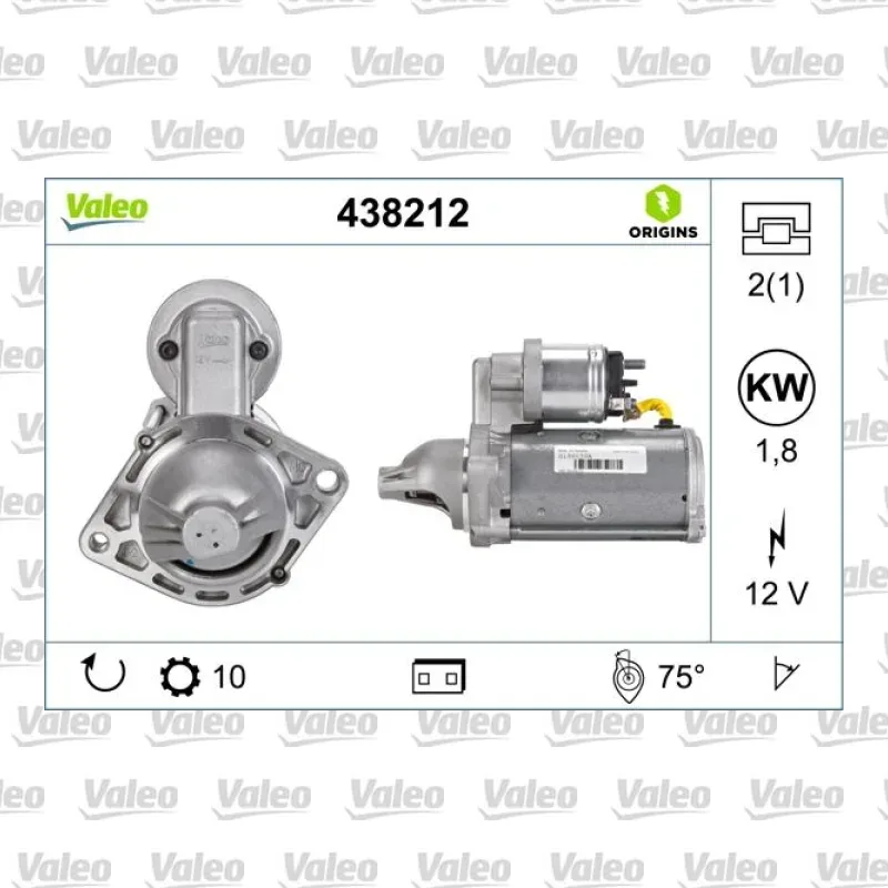 Marş Dinamosu VALEO 438212 – Opel / Chevrolet