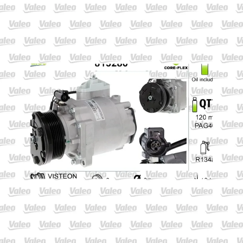 Klima Kompresörü VALEO 813280 – Ford Transit Connect / Tourneo Connect