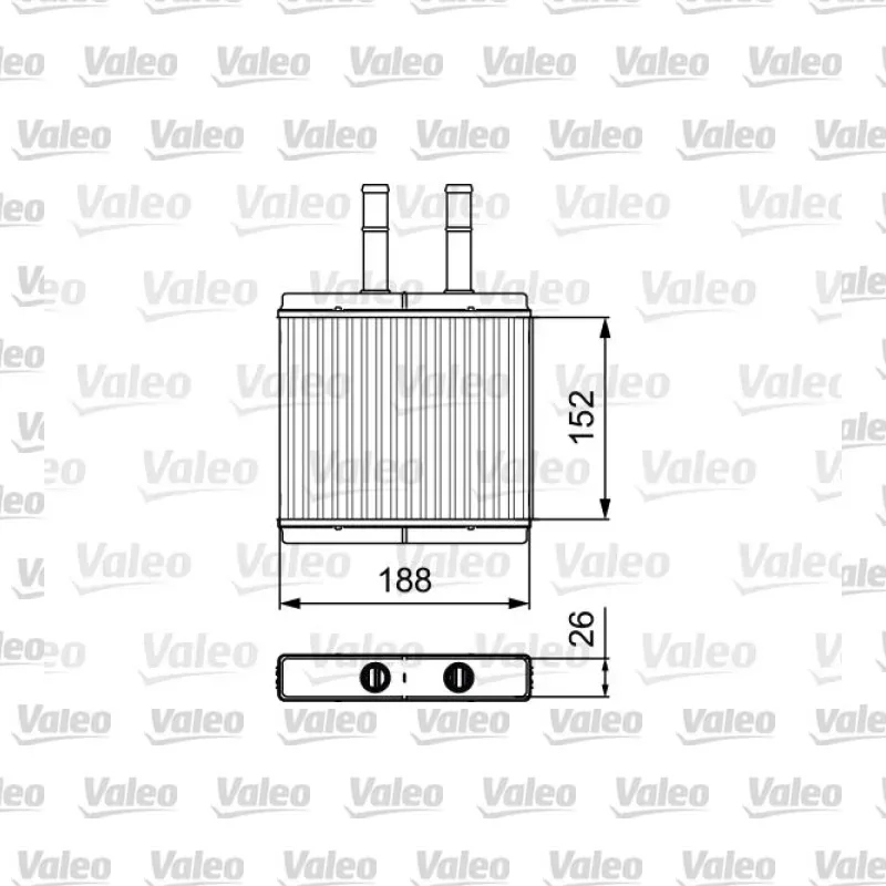 Kalorifer Radyatörü VALEO 812442 – Chevrolet Aveo