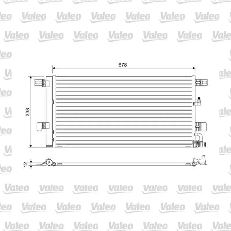 Klima Radyatörü VALEO 822650 – Audi A4