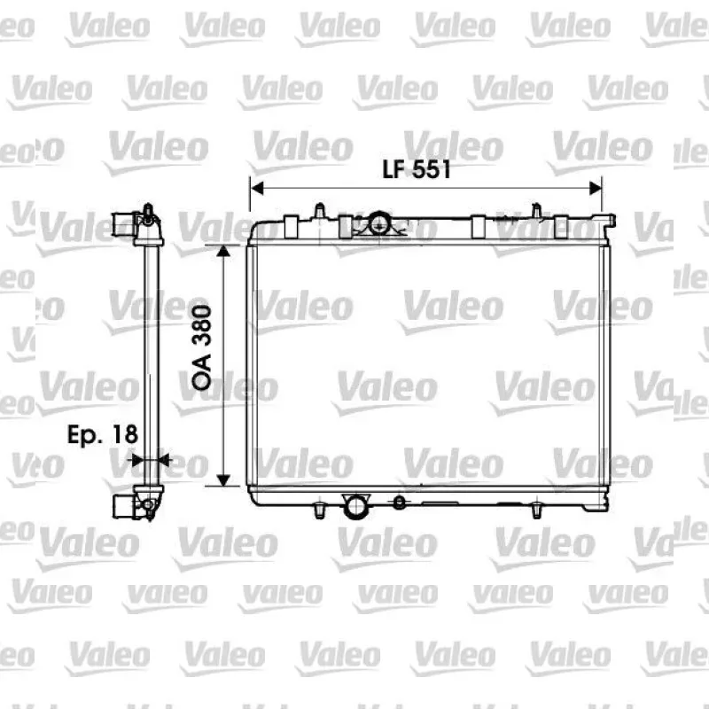 Su Radyatörü VALEO 734346 – Peugeot / Citroen