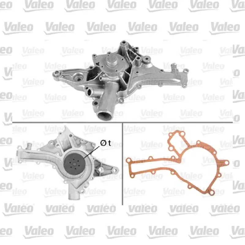 Devirdaim Su Pompası VALEO 506787 – Mercedes-Benz Vito