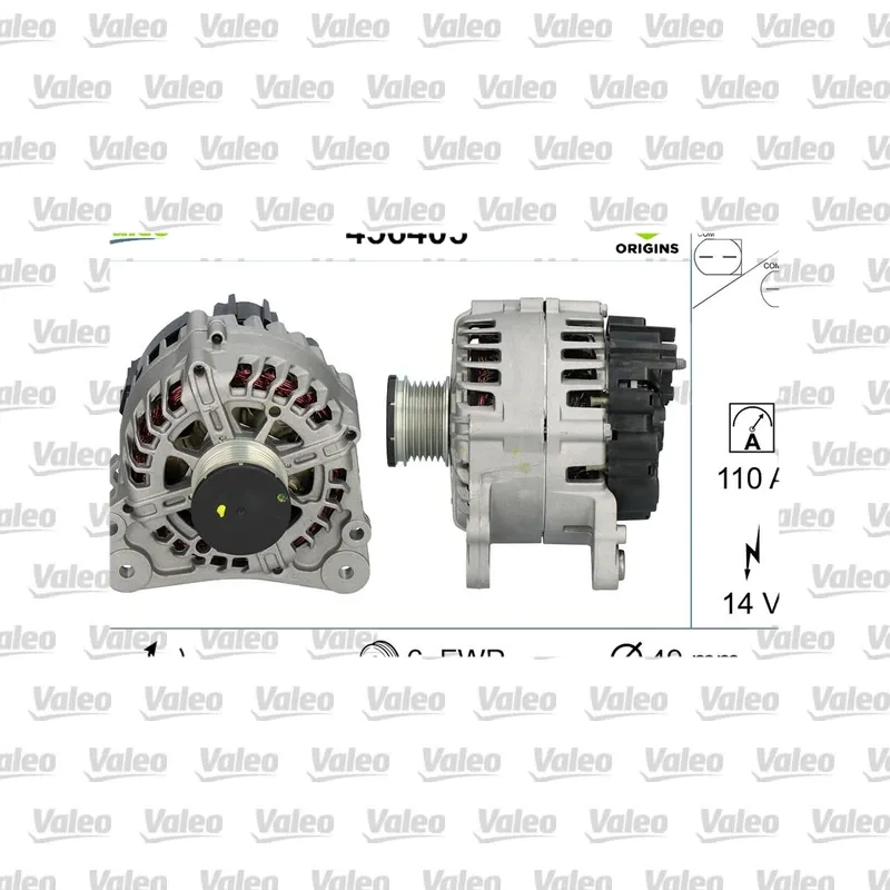 Alternatör VALEO 456405