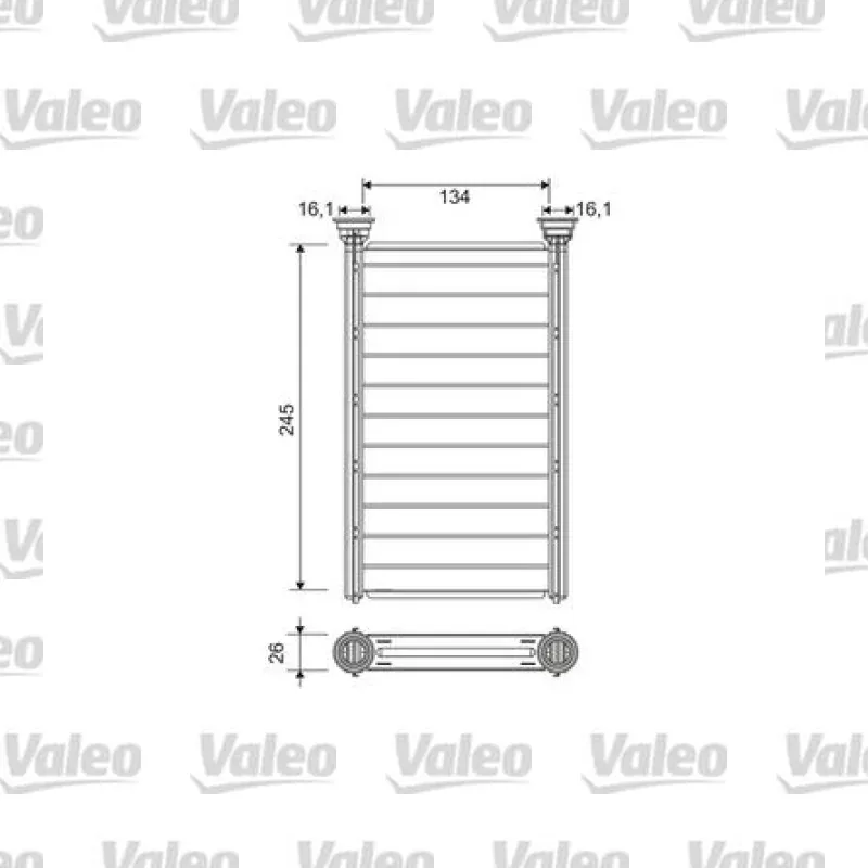 Kalorifer Radyatörü VALEO 811646 – Mercedes-Benz C 200