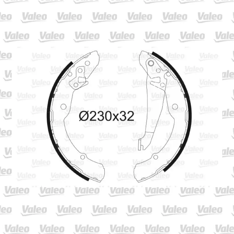 Fren Pabuçlu Balata Arka VALEO 562641 – Volkswagen / Skoda