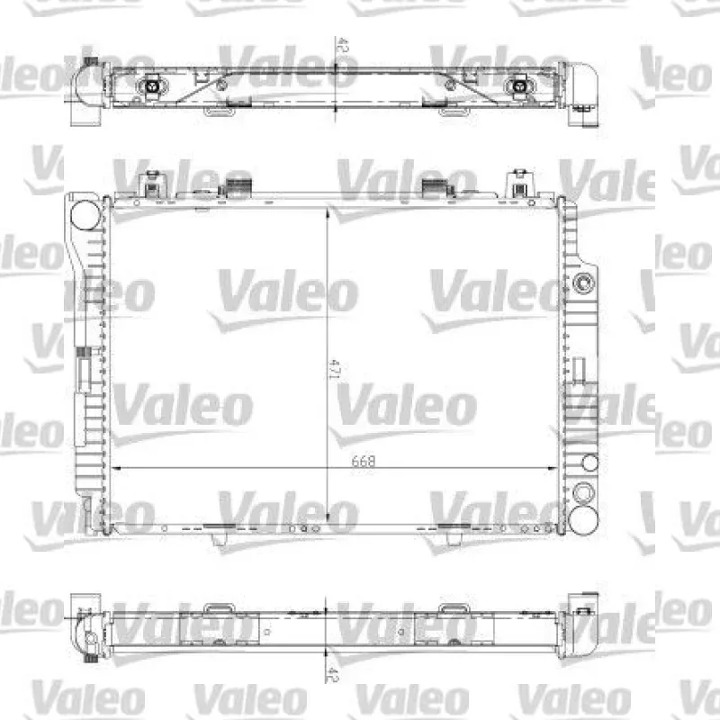 Mercedes-Benz S 350 3.4 Turbo Su Radyatörü – VALEO 732447