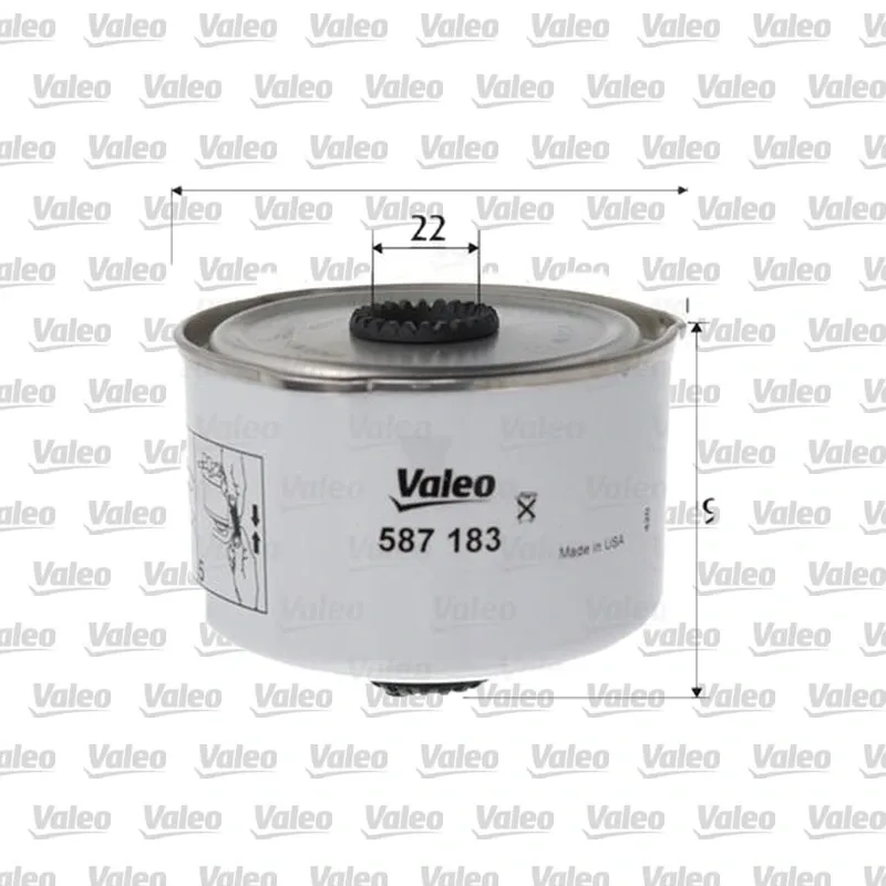 Yakıt Filtresi VALEO 587183 – Land Rover Discovery / Range Rover Sport