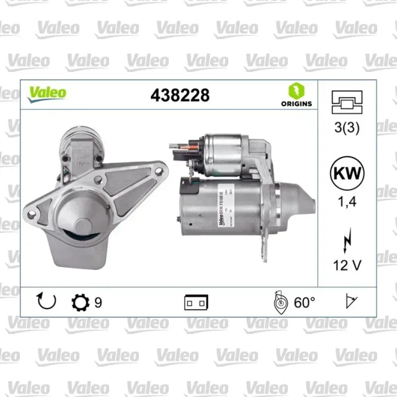 Marş Dinamosu VALEO 438228 – Renault Megane / Scenic