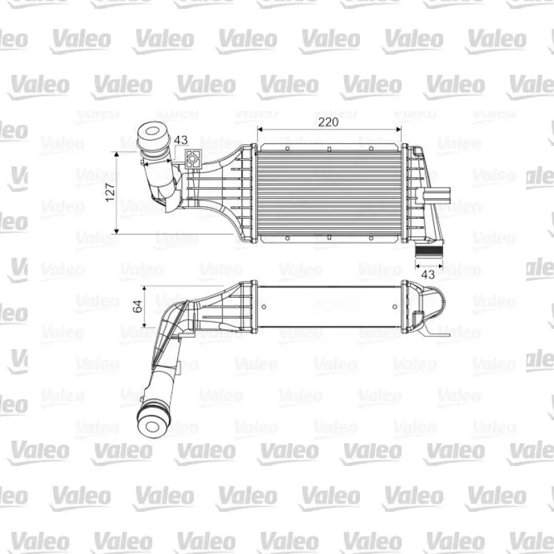Turbo Radyatörü VALEO 818660 – Opel Astra