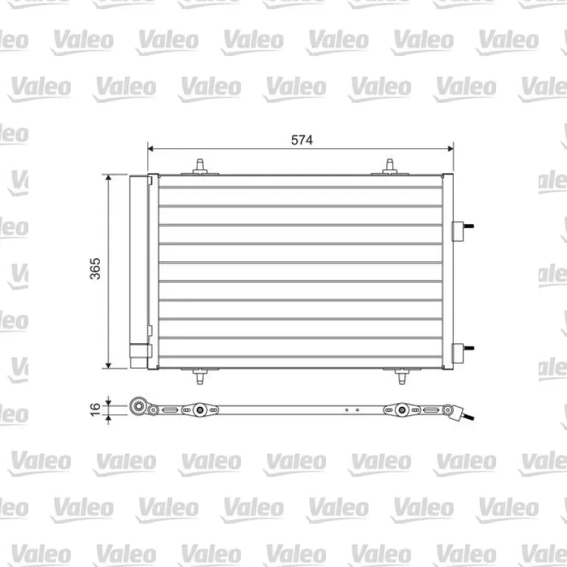 Klima Radyatörü VALEO 814365 – Peugeot / Citroen
