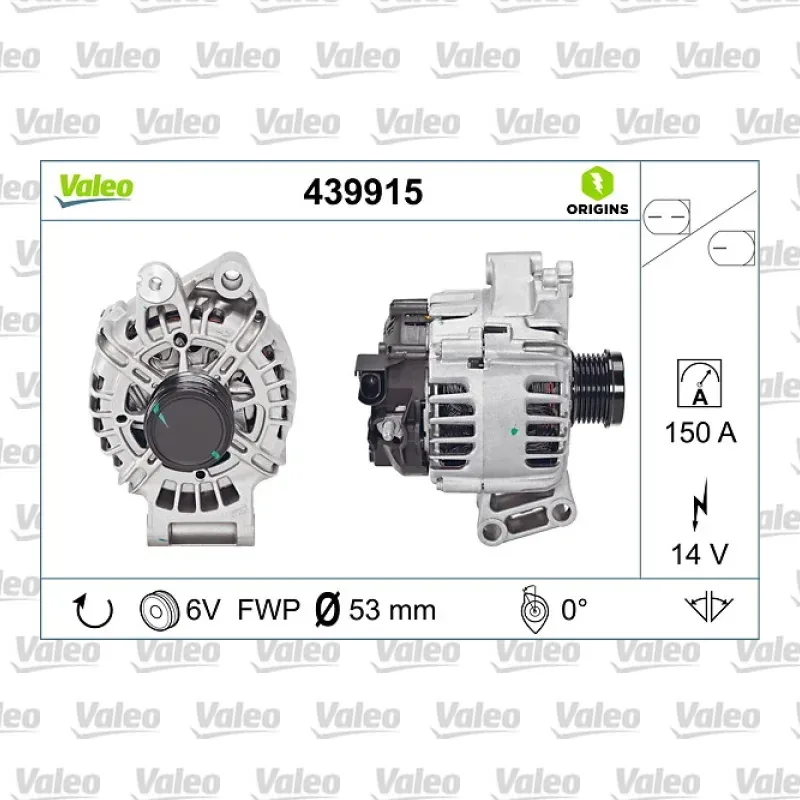Alternatör VALEO 439915 – Ford / Volvo