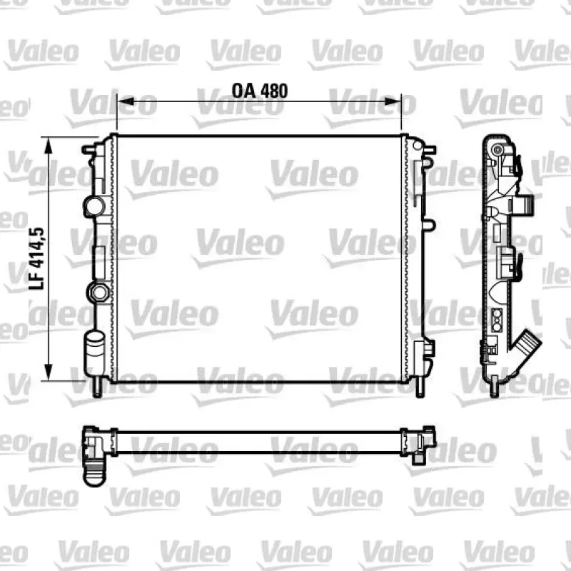 Su Radyatörü VALEO 732761 – Renault Clio / Thalia