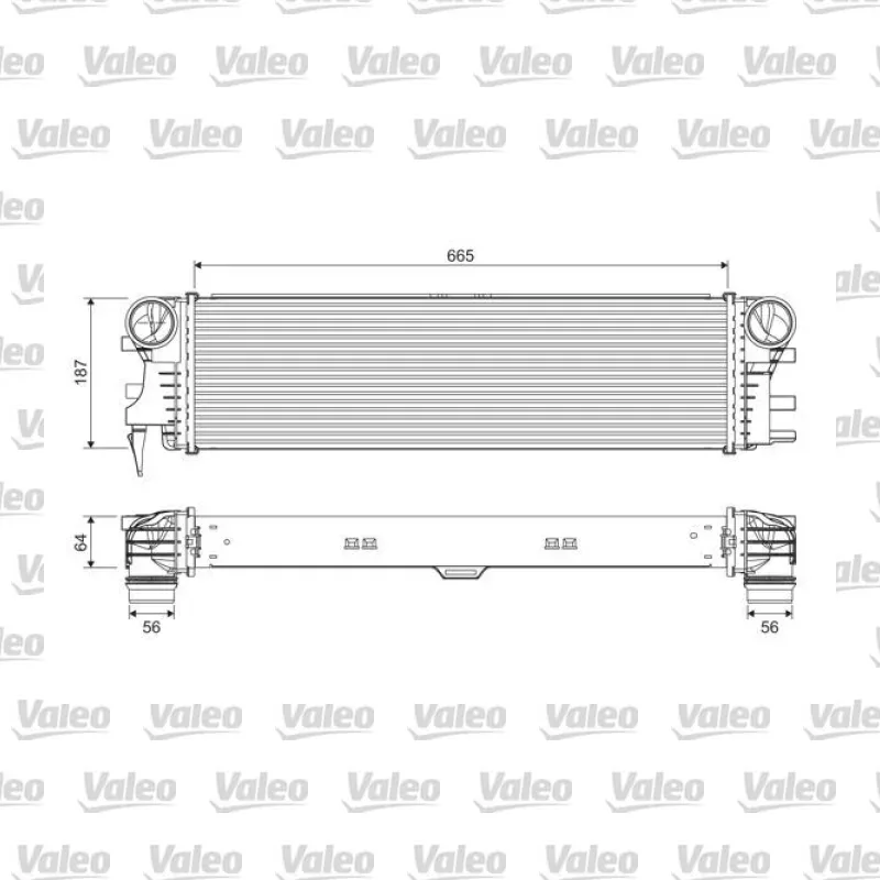 Mercedes-Benz Vito 2.1 BlueTEC Turbo Radyatörü – VALEO 818311