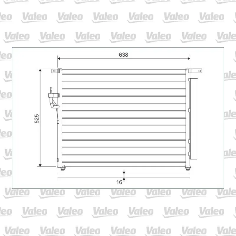 Klima Radyatörü VALEO 822603 – Ford Ranger 2.2 TDCi / 3.2 TDCi
