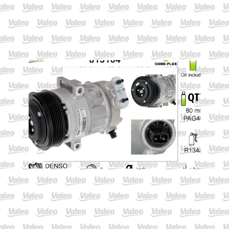 Klima Kompresörü VALEO 813104 – Opel / Fiat