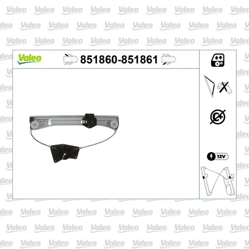 Cam Krikosu Arka Sol VALEO 851860 – Mercedes-Benz S 350
