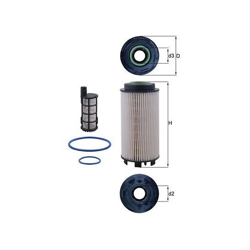 Yakıt Filtresi MAHLE KX 403/1KIT – Mercedes-Benz ATEGO 1518 / ATEGO 1524