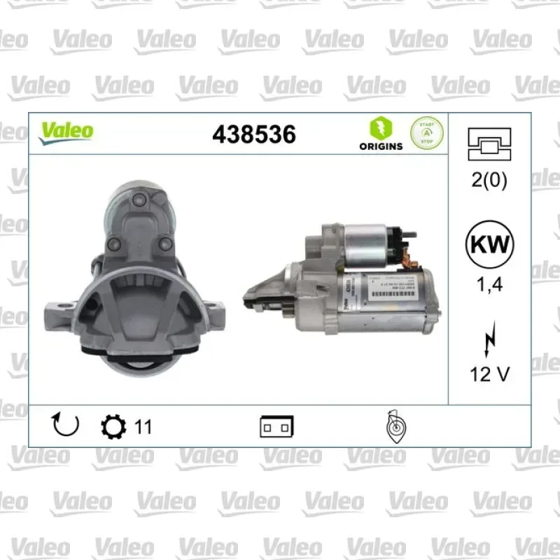 Marş Dinamosu VALEO 438536 – Ford Focus / Mondeo