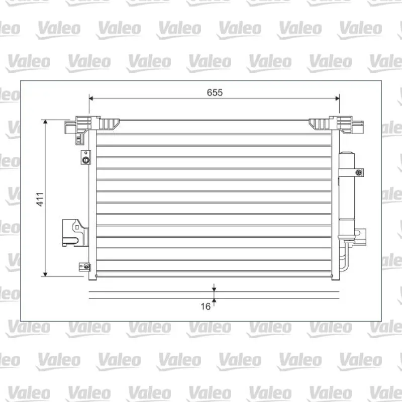 Klima Radyatörü VALEO 814315 – Citroen / Mitsubishi
