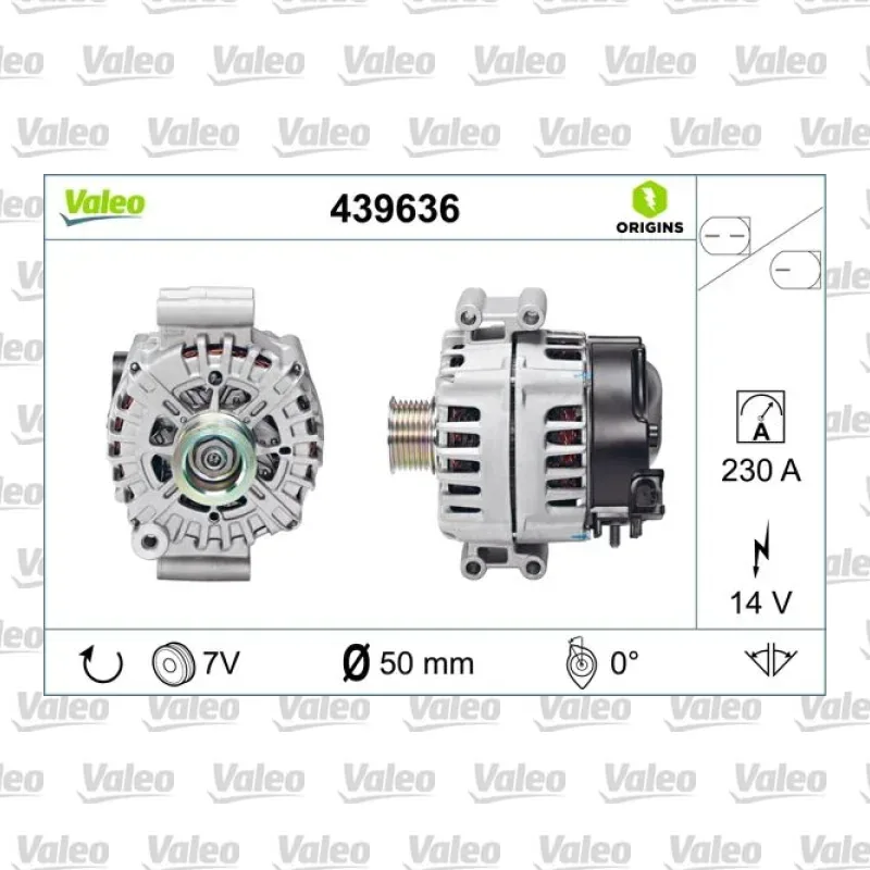 Alternatör VALEO 439636 – BMW X5 / X6