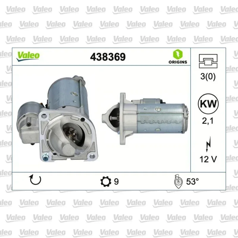 Alfa Romeo 156 2.4 JTD Marş Dinamosu – VALEO 438369