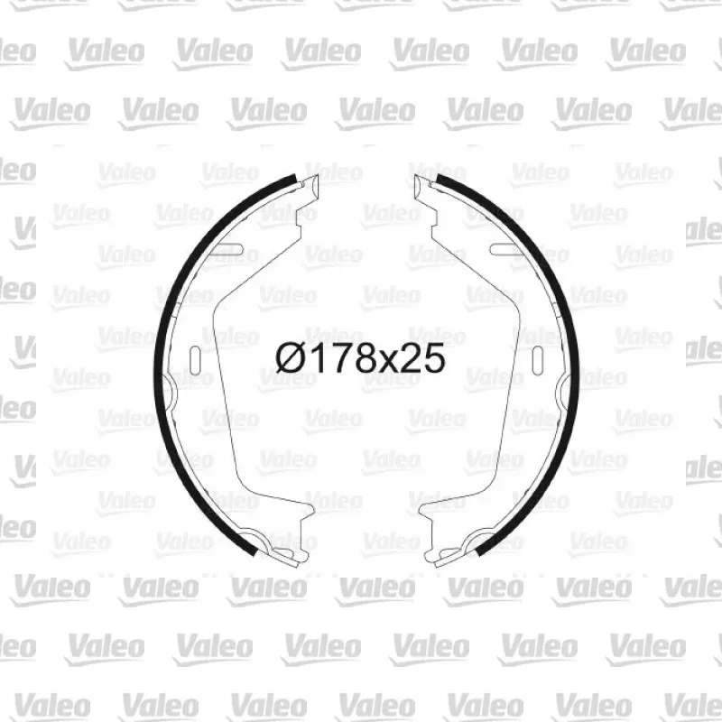 Fren Pabuçlu Balata Arka VALEO 564201 – Volvo V70