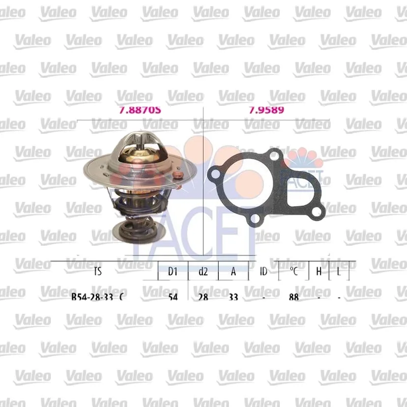 Termostat 88 °C VALEO 820296 – Hyundai / Kia