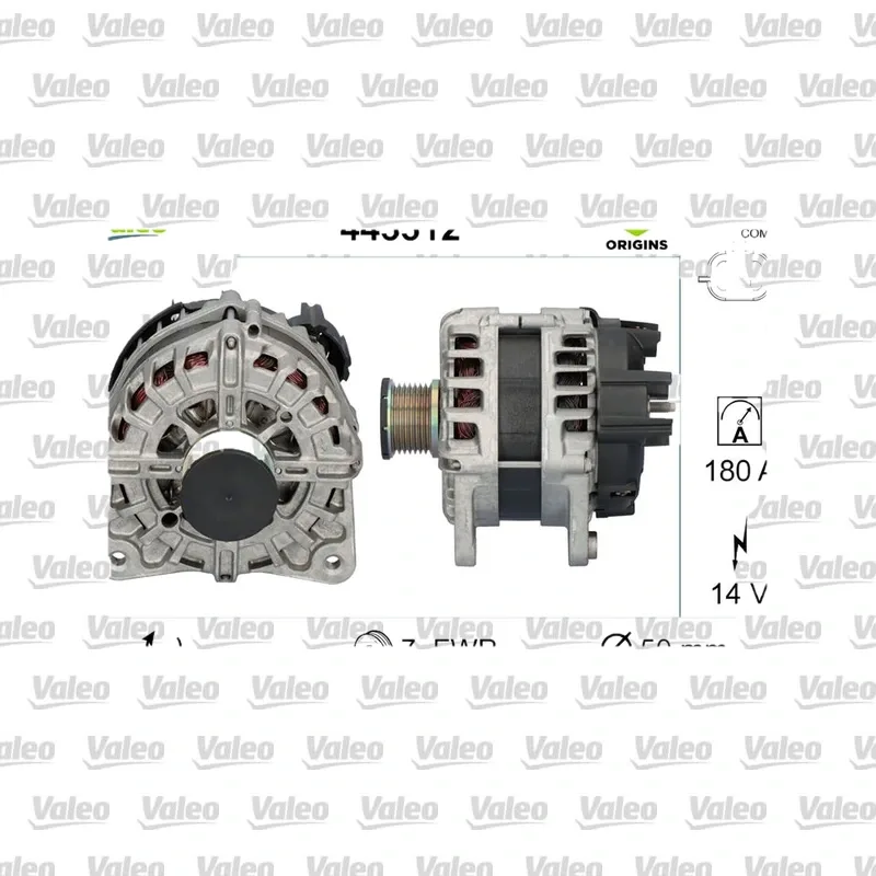 Alternatör VALEO 443312 – Renault Megane