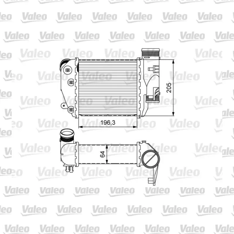 Turbo Radyatörü VALEO 818610 – Audi A6
