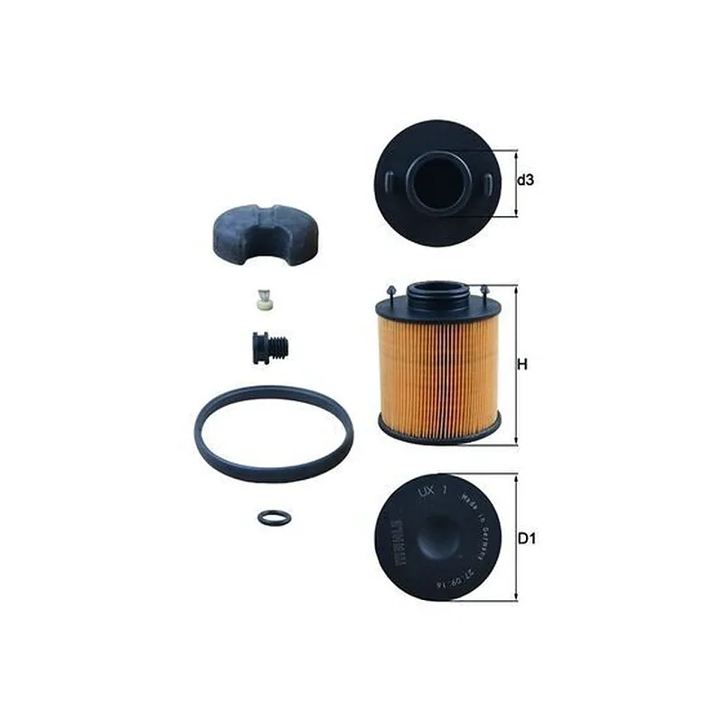 AdBlue Filtresi MAHLE UX 1D – MAN / Scania