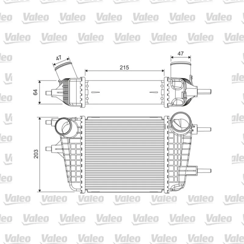 Turbo Radyatörü VALEO 822913 – Nissan Micra / Note