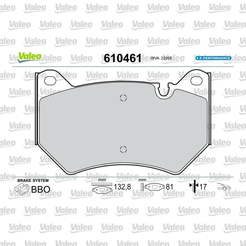 Fren Disk Balata Ön VALEO 670690 – Audi Q5