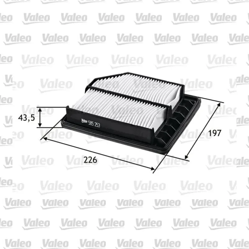 Hava Filtresi VALEO 585253 – Honda Civic