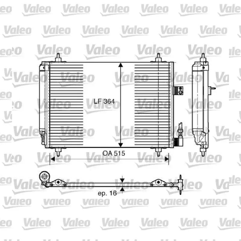 Klima Radyatörü VALEO 814066 – Opel Corsa / Combo