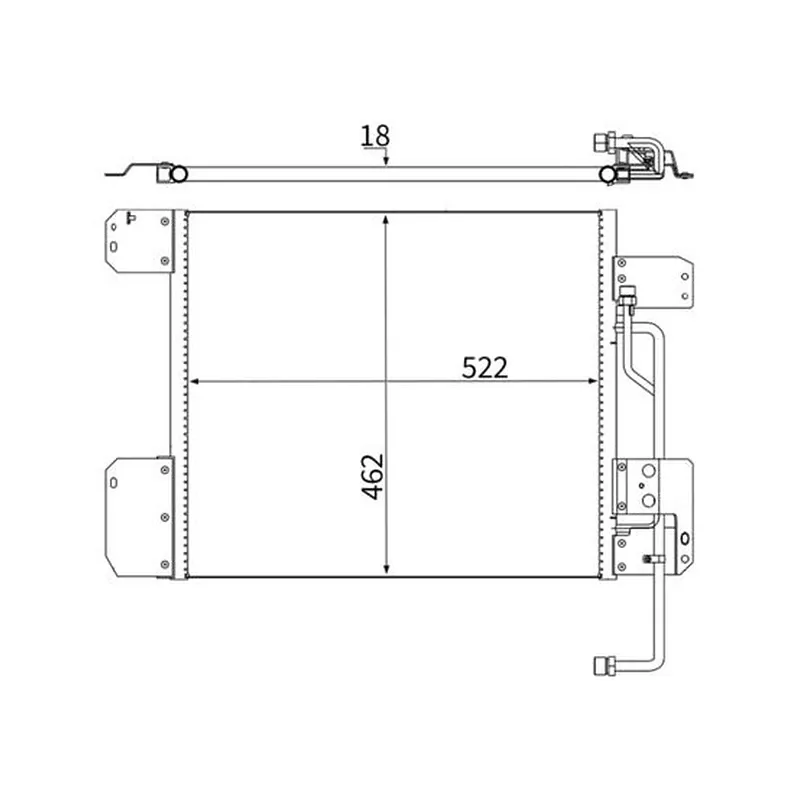 Klima Kondenseri MAHLE AC 671 000S – Mercedes-Benz AXOR