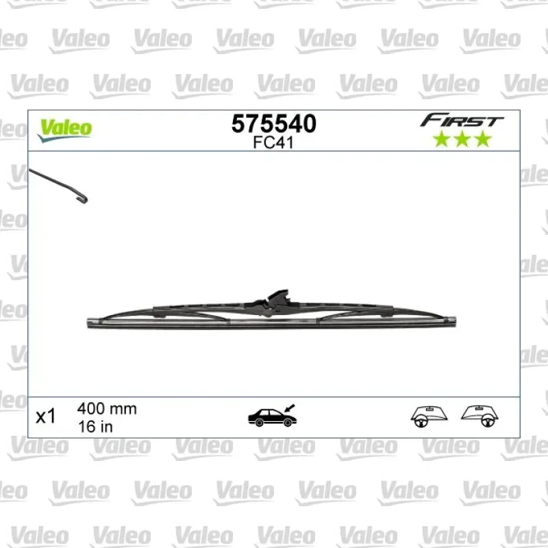 Silecek Süpürgesi Ön 400 mm - 16 inç VALEO 575540