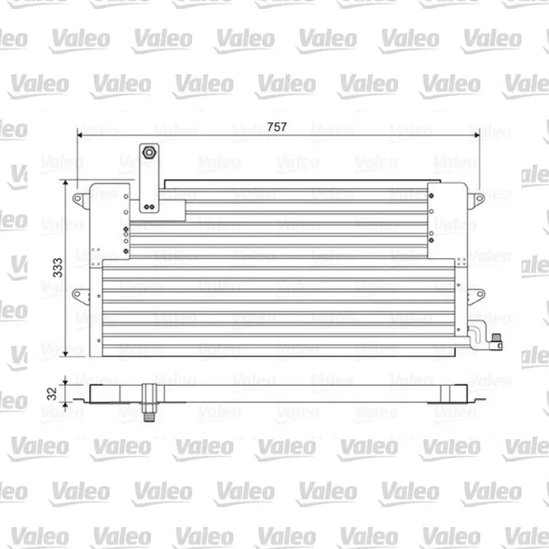 Klima Radyatörü VALEO 822586 – Volkswagen Passat