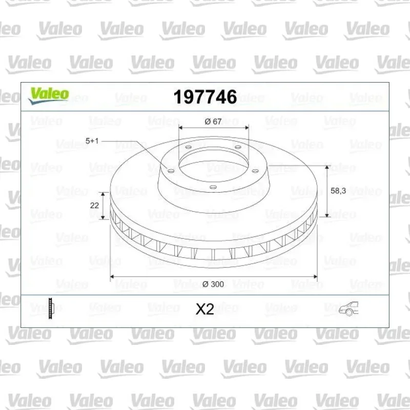 Fren Disk Ayna Arka Sağ ve Sol VALEO 197746 – Mercedes-Benz S 350 / S 320