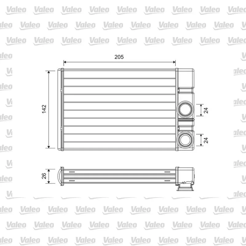 Kalorifer Radyatörü VALEO 811513 – Opel / Chevrolet
