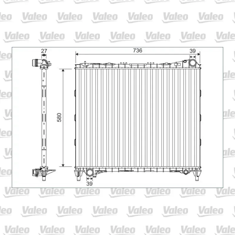 Su Radyatörü VALEO 701127 – Land Rover Range Rover / Range Rover Sport