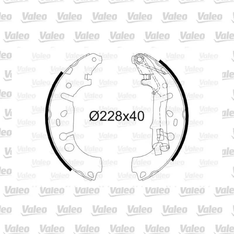 Fren Pabuçlu Balata Arka VALEO 564064 – Opel / Fiat